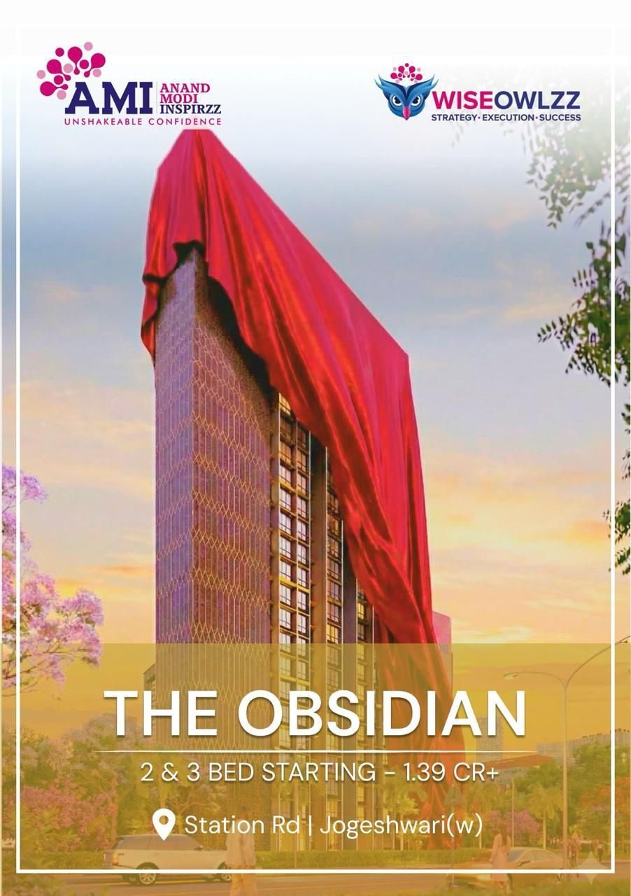The Obsidian - 2 and 3 BHK Launch Creative